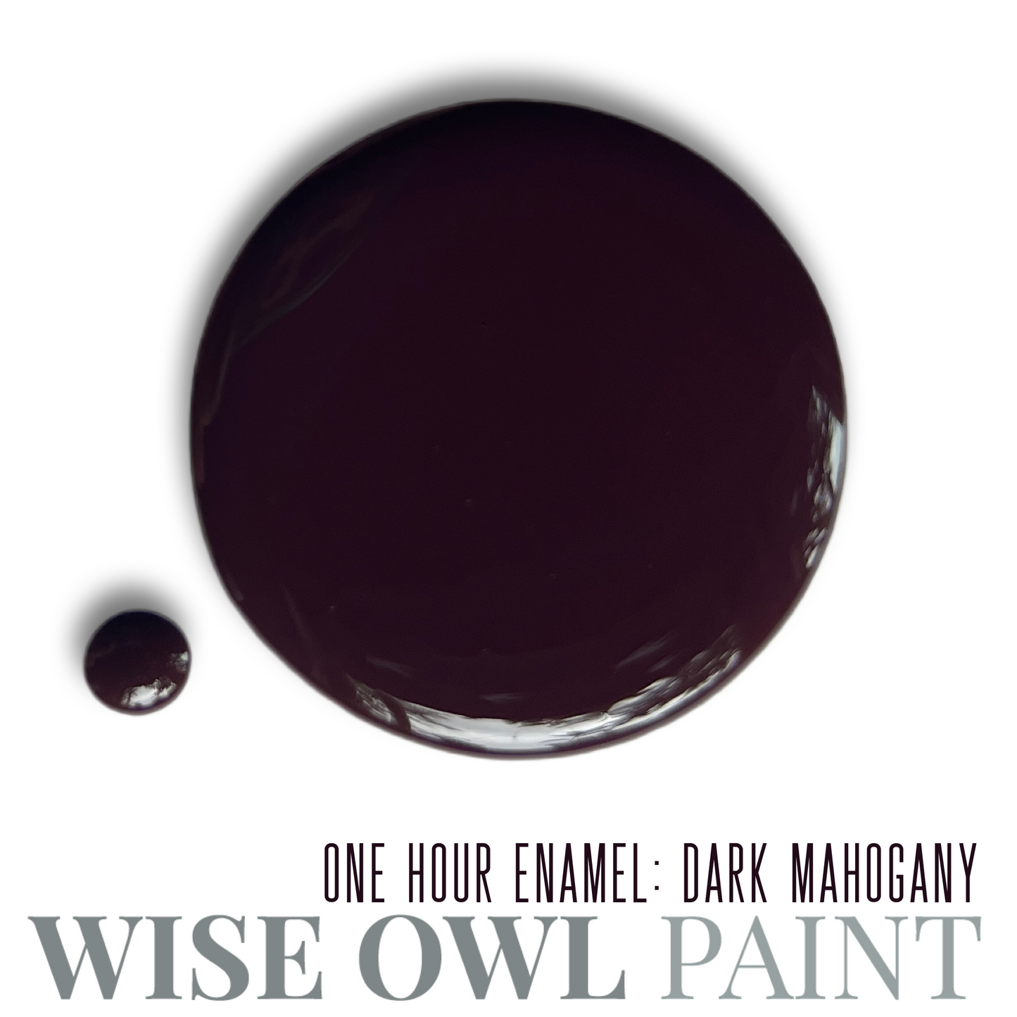 Wise Owl One Hour Enamel - Dark Mahogany