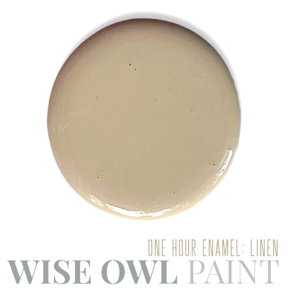 Wise Owl One Hour Enamel - Linen